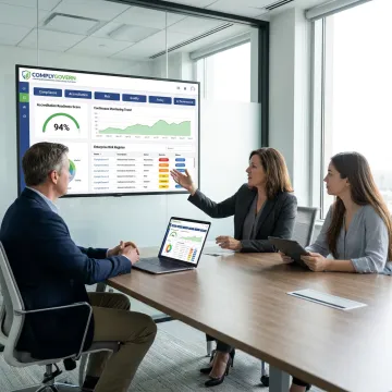 Healthcare compliance team learning platform workflows