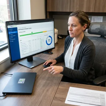 SOP governance workflow dashboard