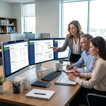 Healthcare compliance dashboard on a secure portal