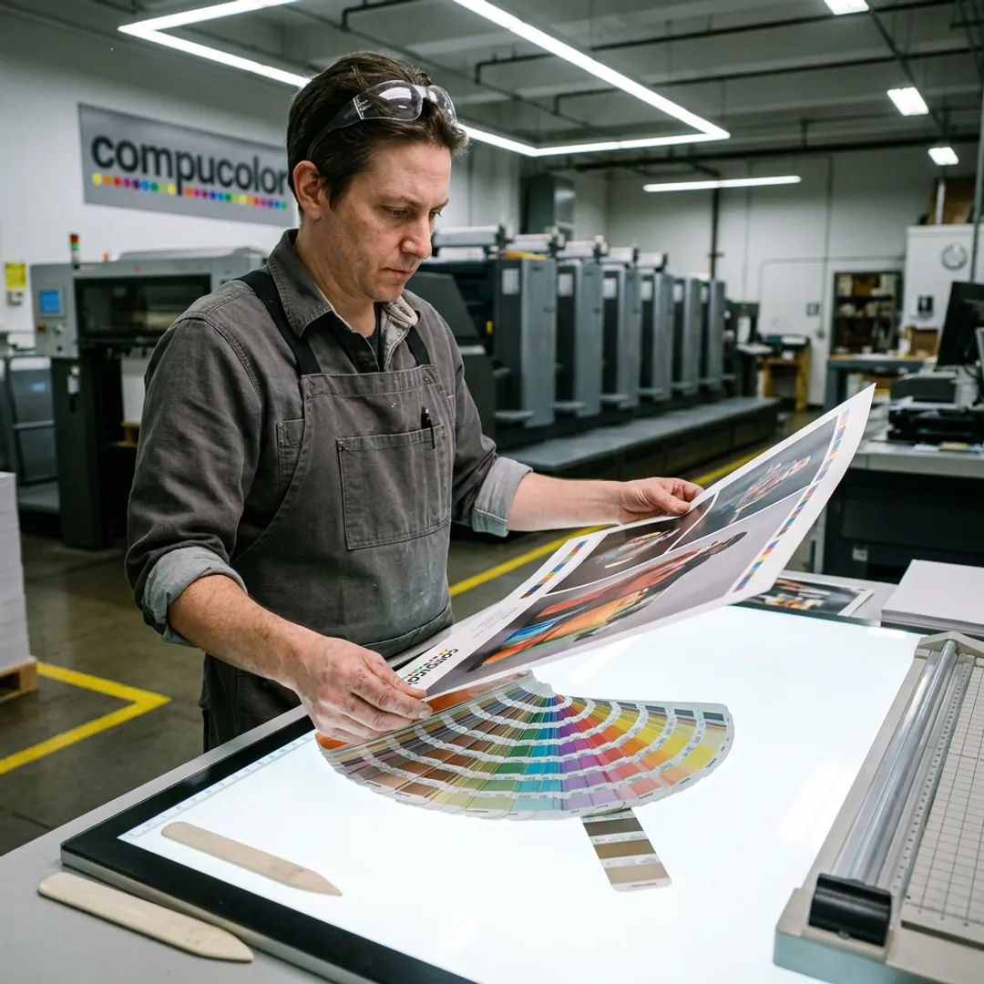Poster printing production process