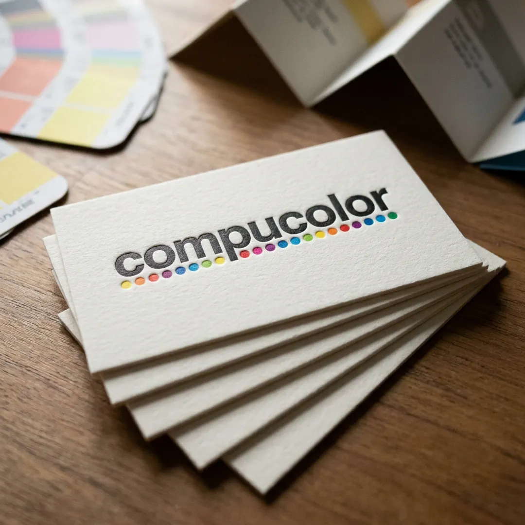 Embossed Business Cards