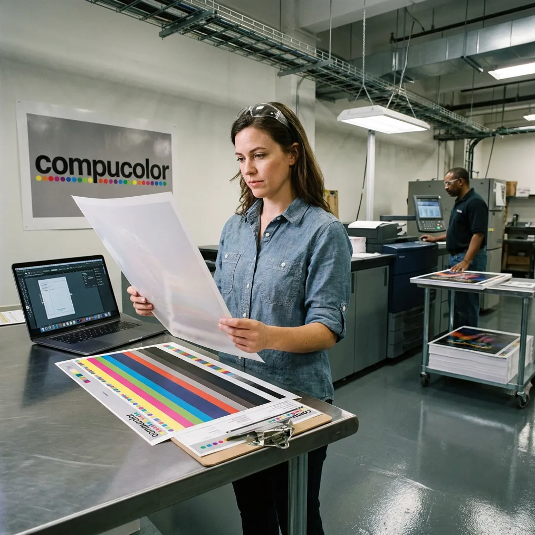 Poster artwork reviewed before printing