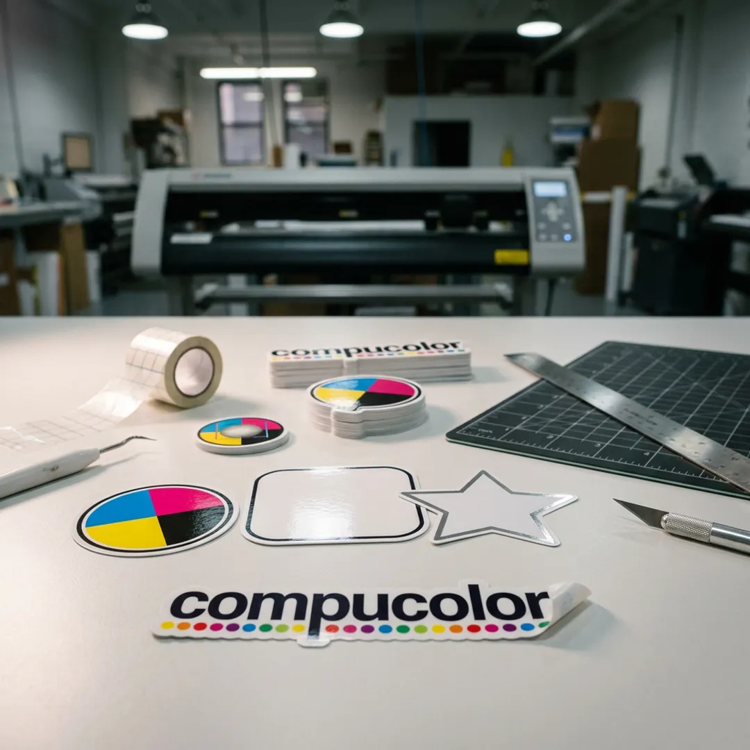 Die Cut Stickers in Custom Shapes with Fast Printing