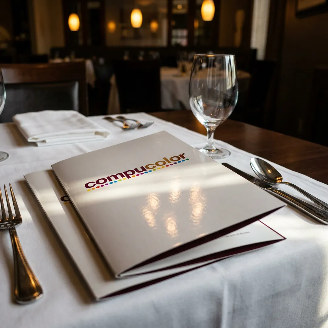 Custom Laminated Menu Printing for Restaurants
