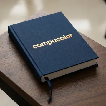 Custom foil stamped book cover