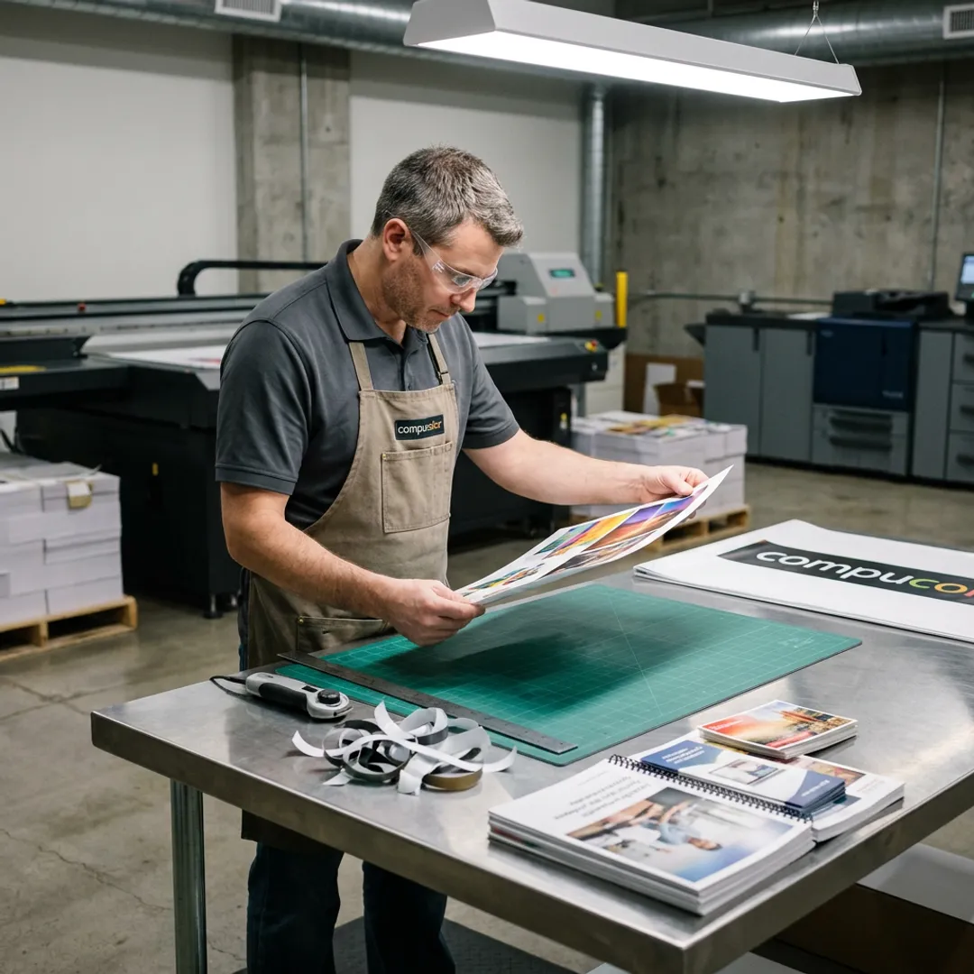 Vinyl printing production workflow