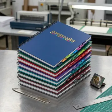 Custom printed planners with premium binding