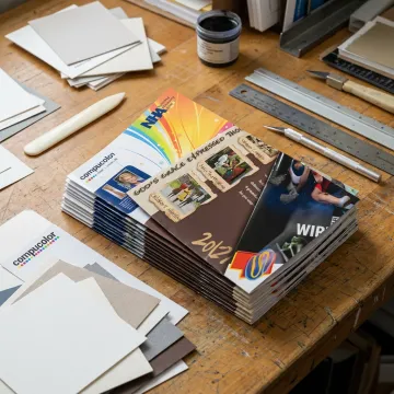 Professionally printed marketing flyers
