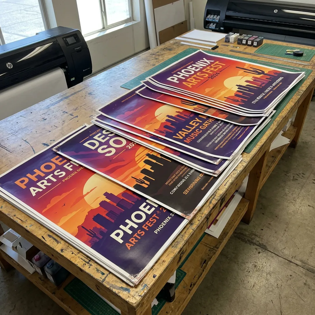 Custom Poster & Banner Printing in Phoenix