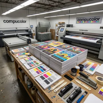 Custom posters printed in vivid color