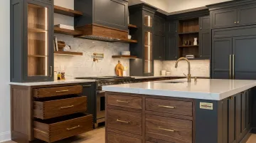 Concept 32 custom cabinetry showroom displaying finished kitchen and cabinet designs