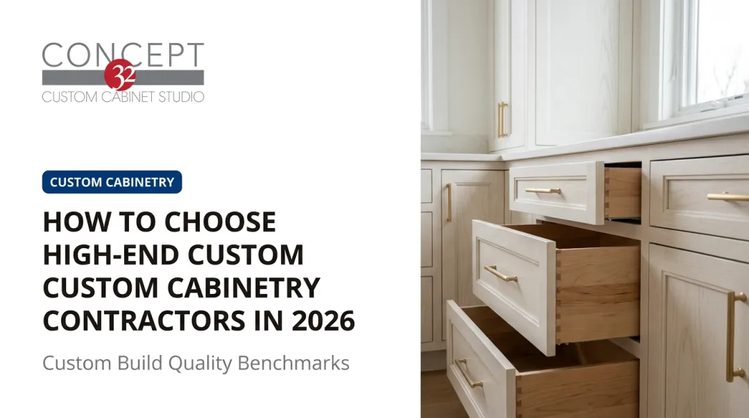 How to Choose High-End Custom Cabinetry Contractors in 2026