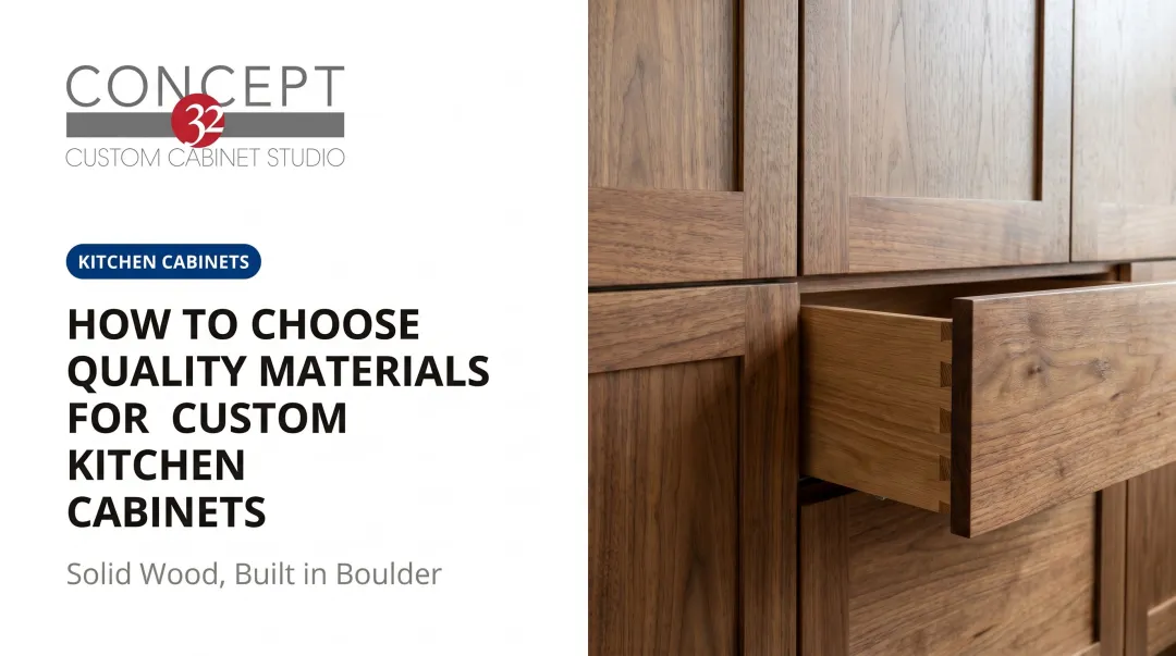How to Choose Quality Materials for Custom Kitchen Cabinets