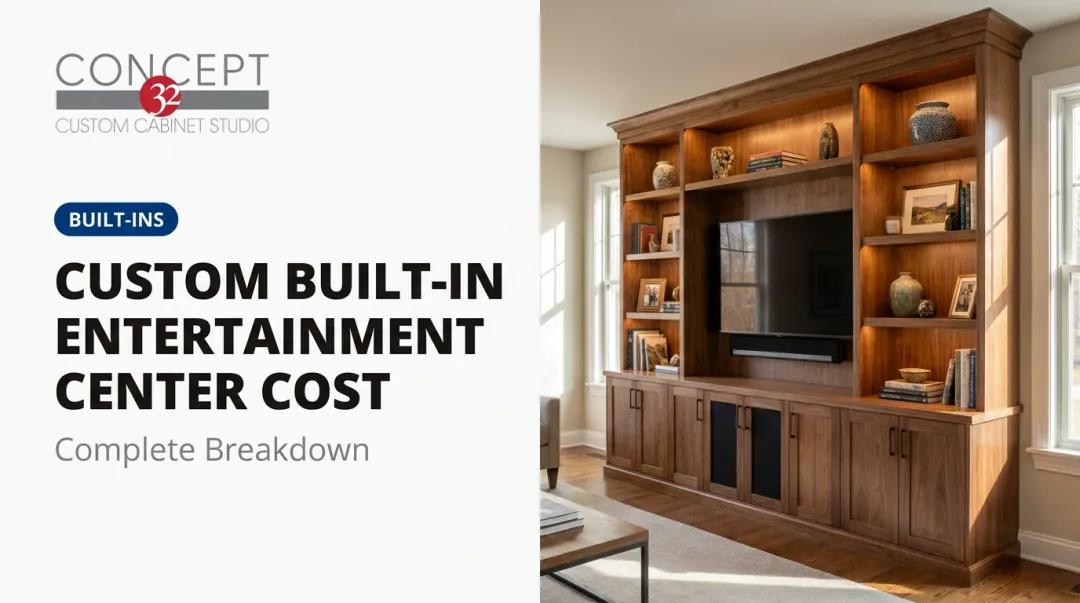 Custom Built-In Entertainment Center Cost: Complete Breakdown