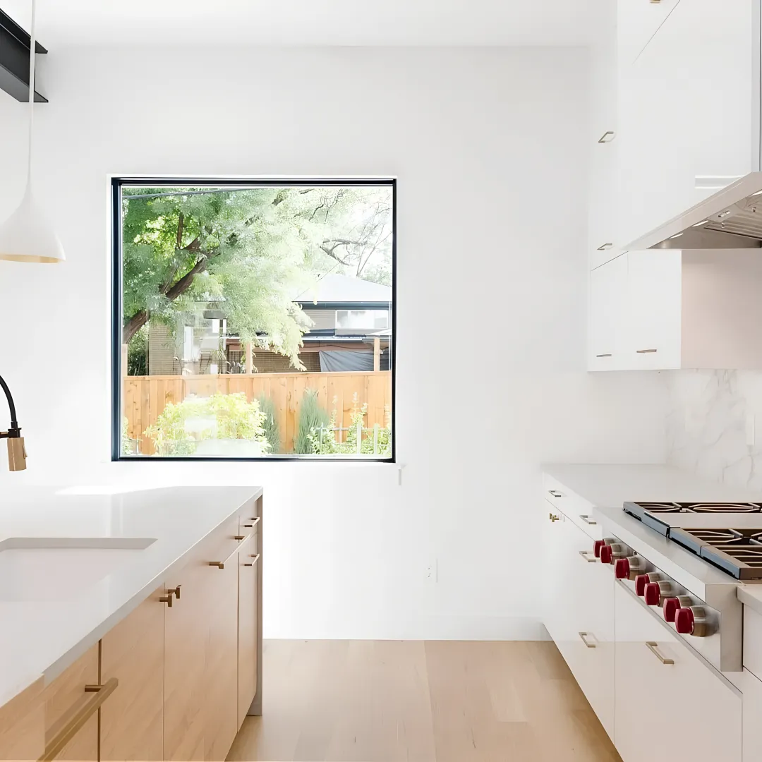 Luxury custom kitchen remodel with island