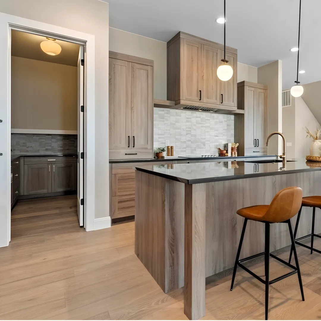 Luxury custom kitchen cabinetry with high-end finishes