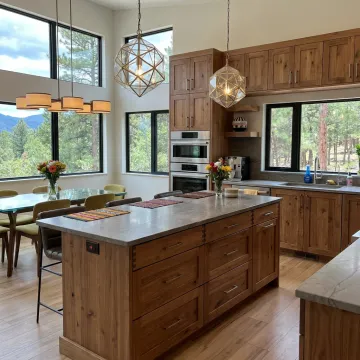 Custom kitchen cabinets in a Boulder home