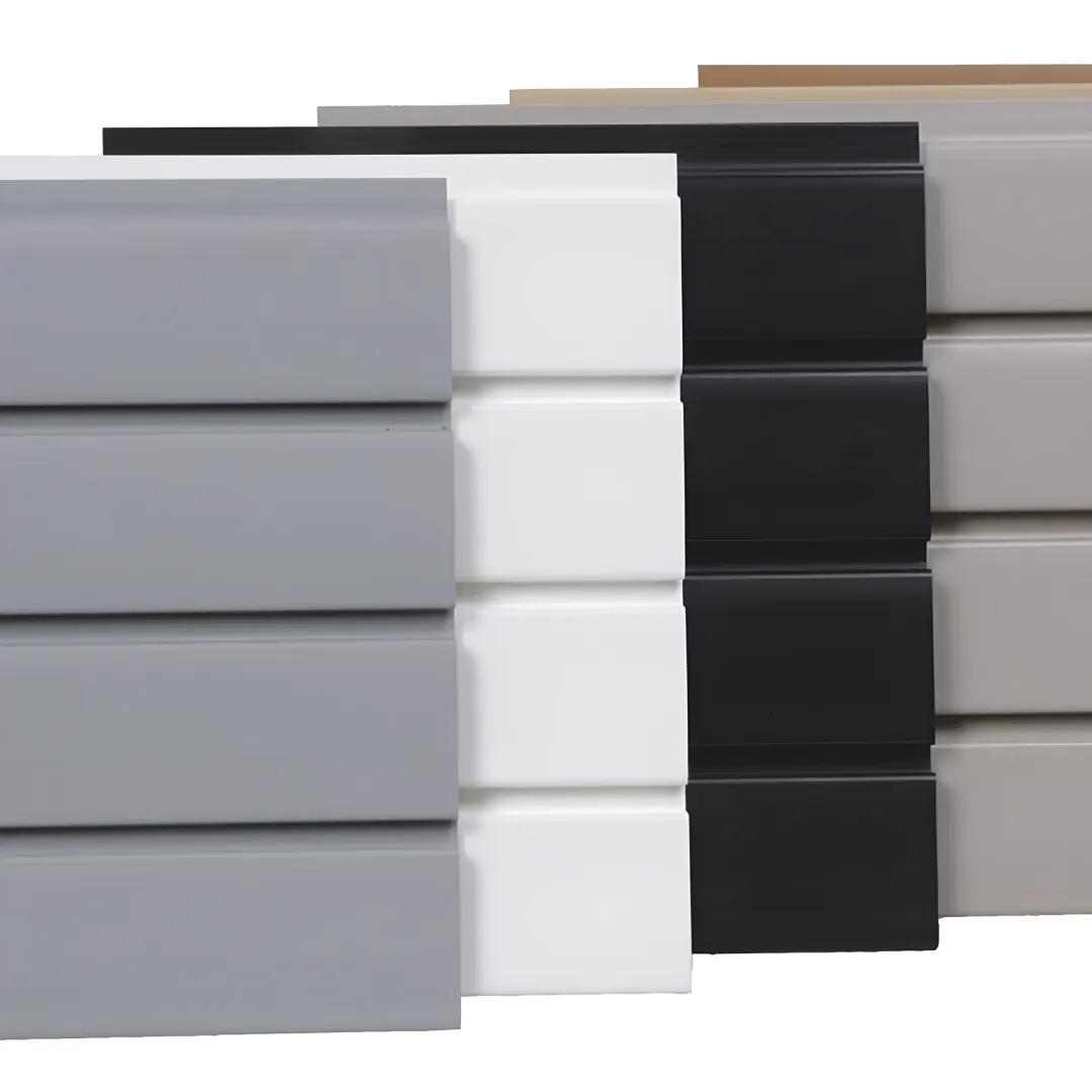 Designer reviewing retail slatwall display plans