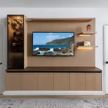Custom Floating TV Cabinets
