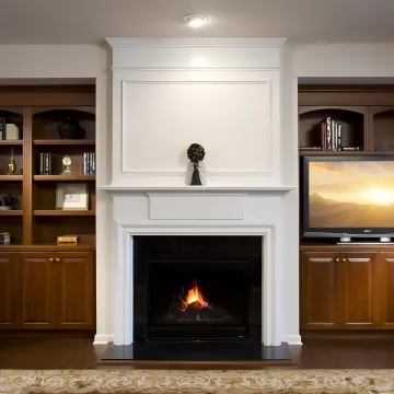 Custom Built-In Entertainment Centers with Fireplace