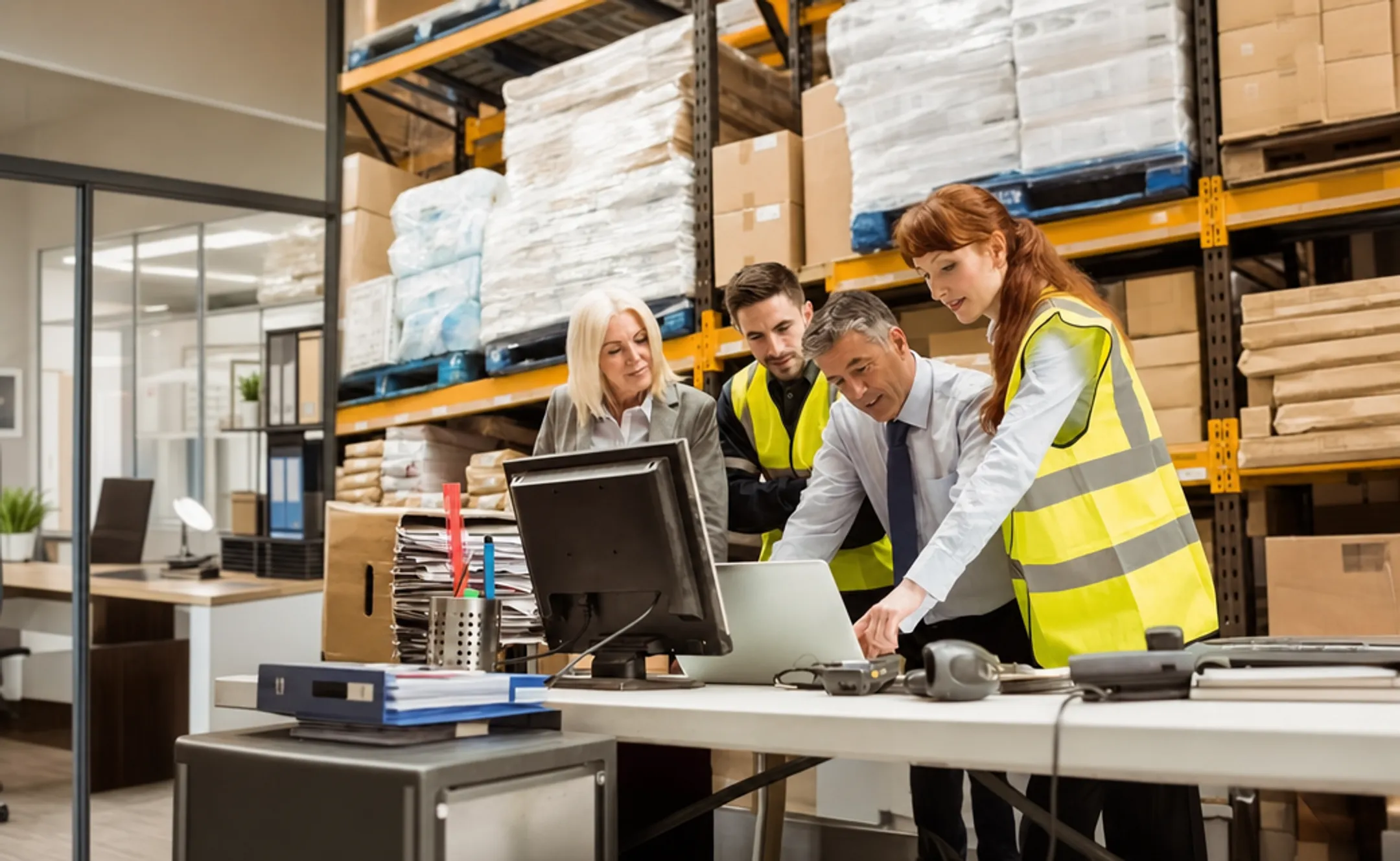 Industrial and administrative staffing workers representing agency employment sectors