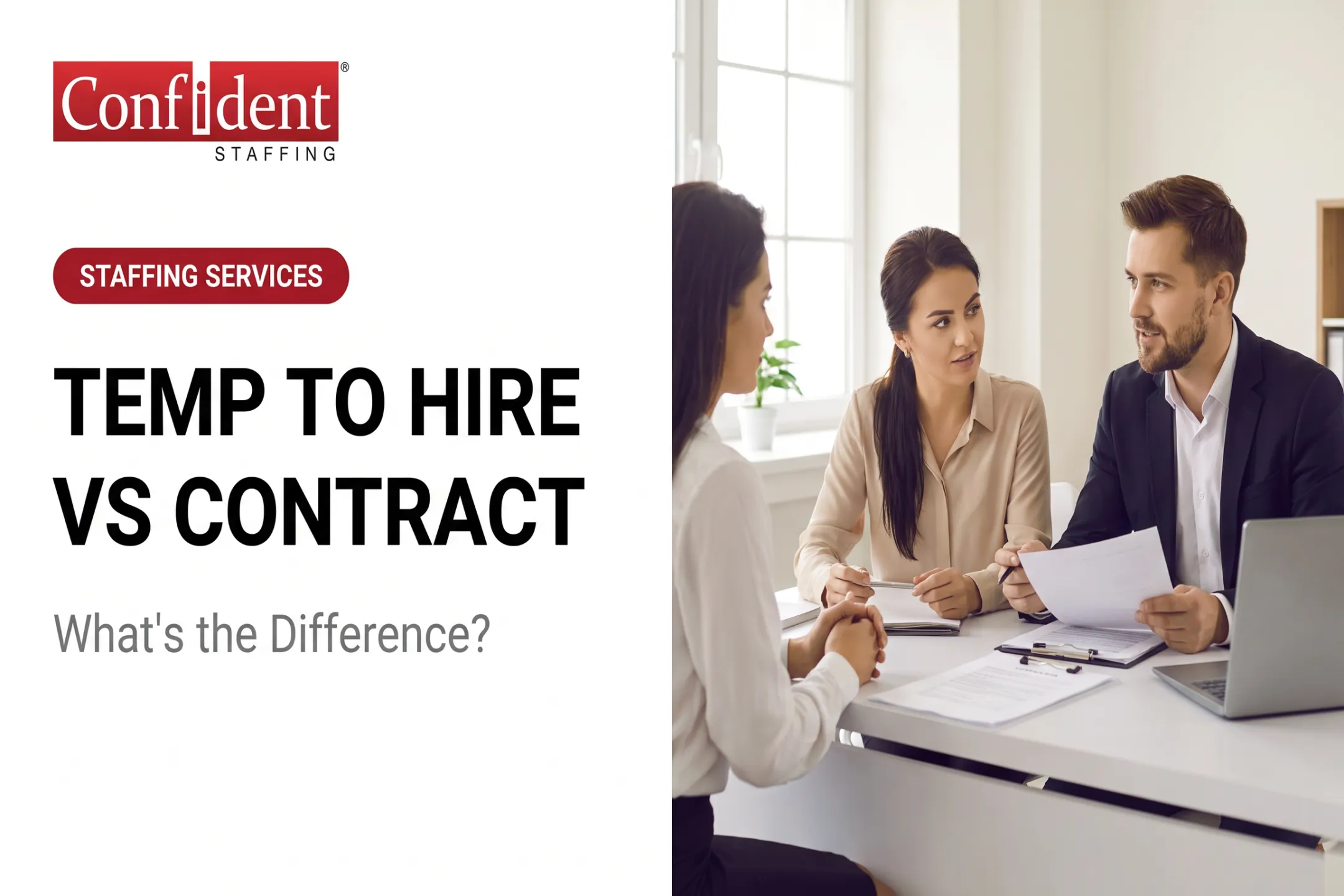 Temp to Hire vs Contract: What's the Difference?