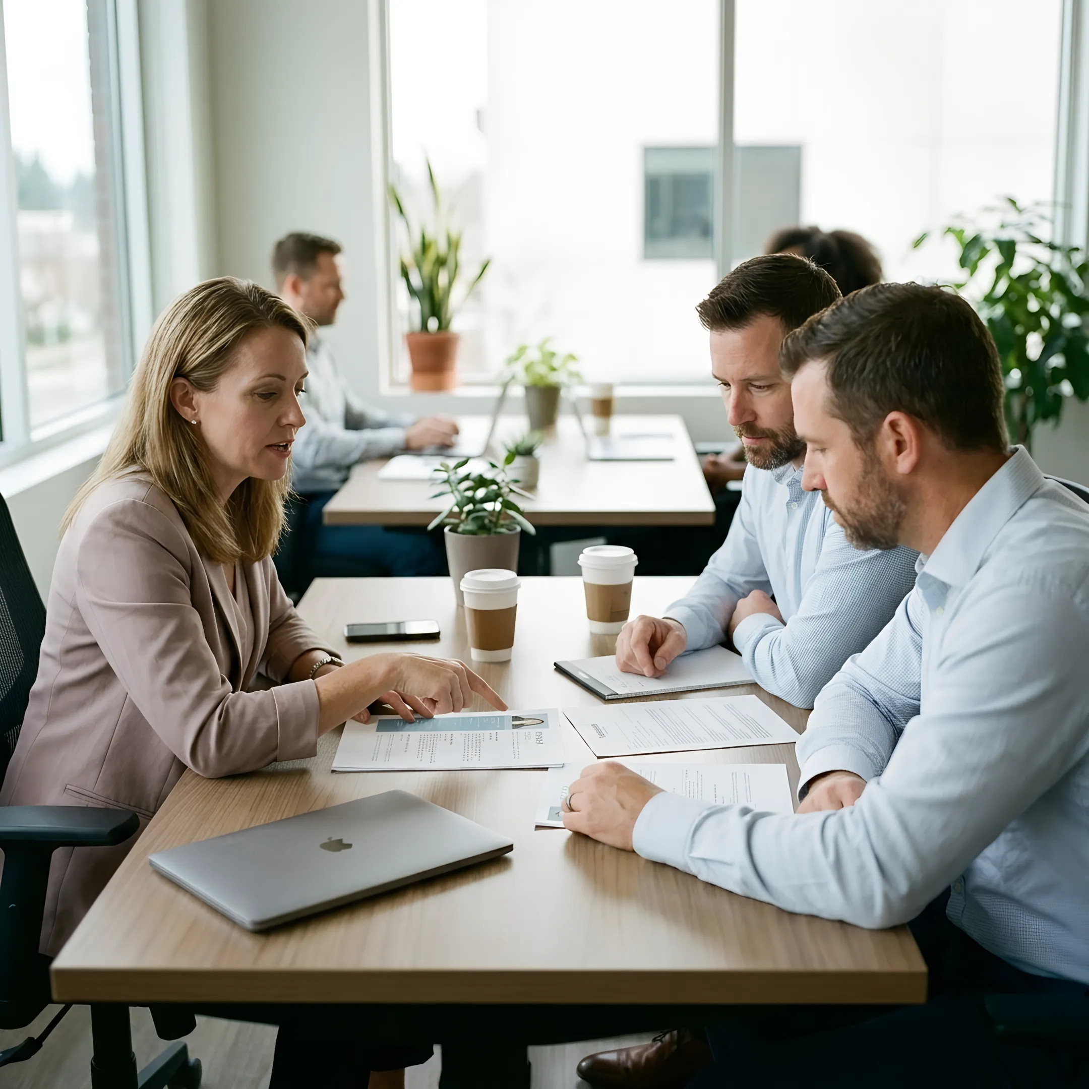 Recruiter matching a candidate to a role