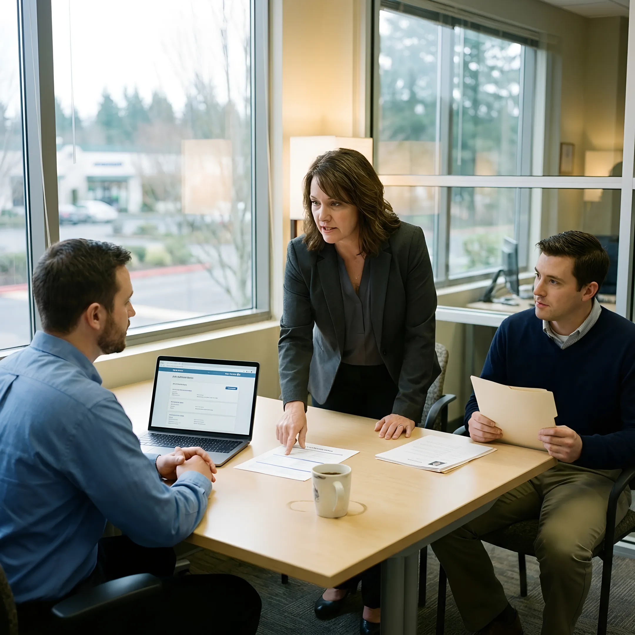Recruiter matching a candidate with an employer