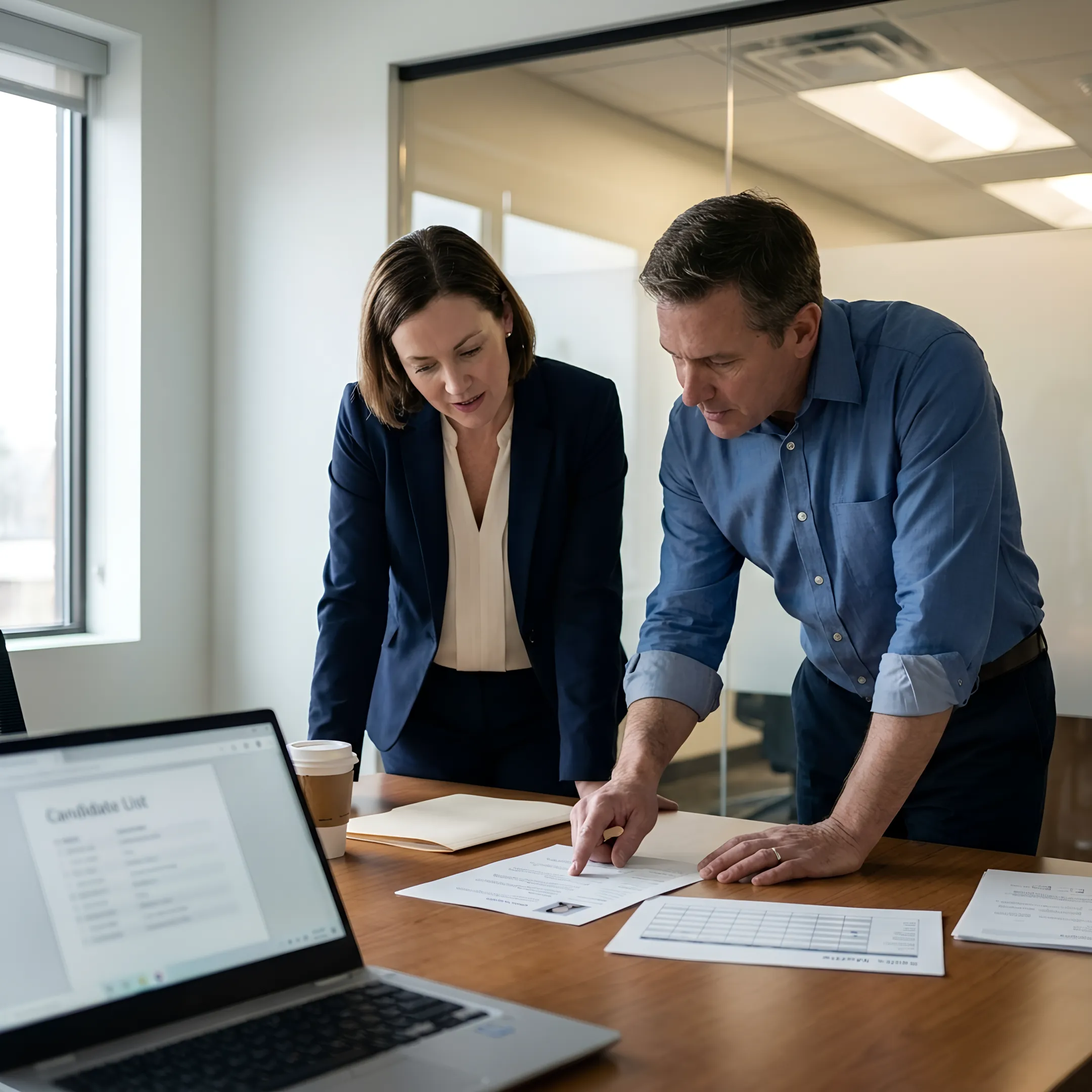 Recruiter matching candidate to employer