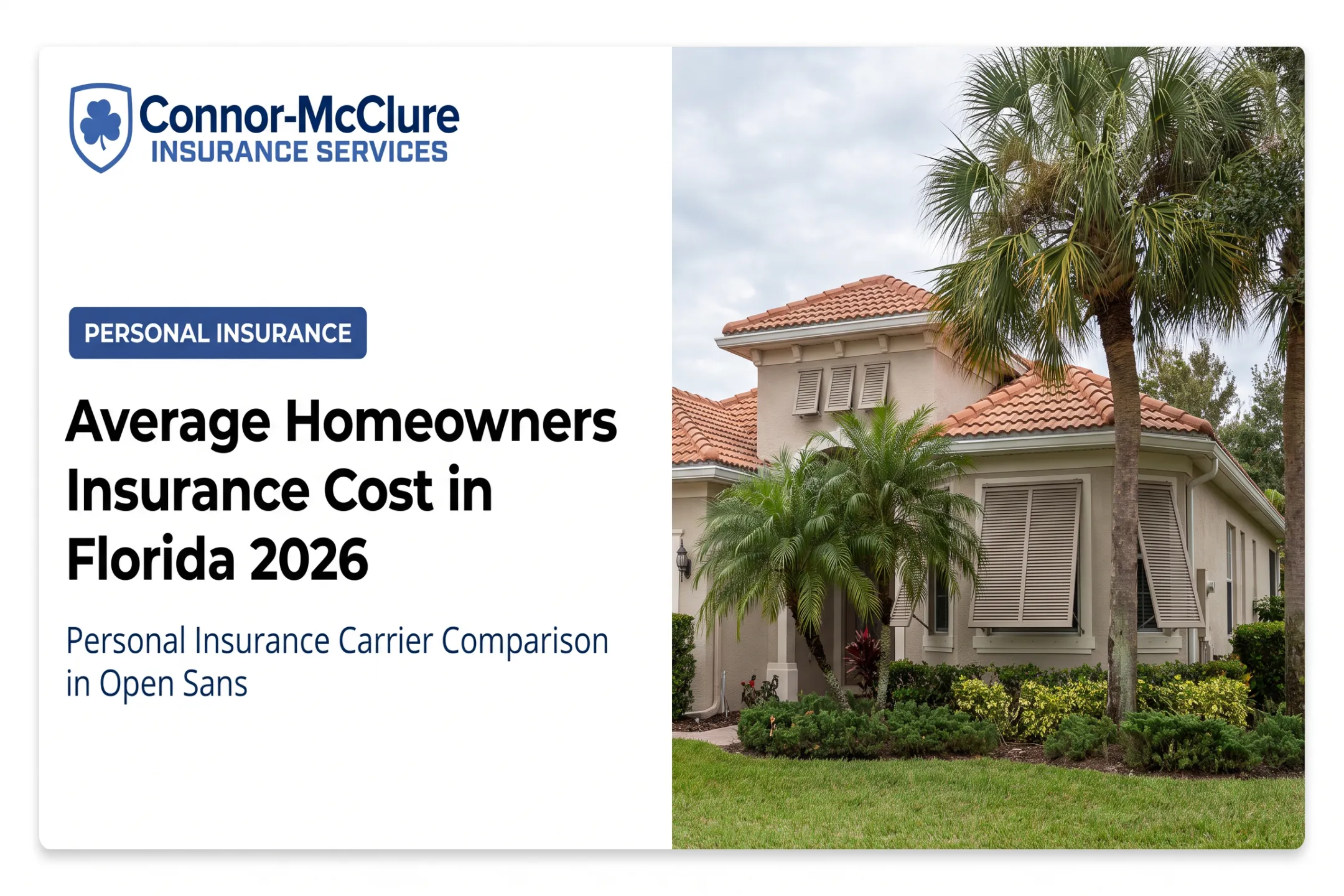 Average Homeowners Insurance Cost in Florida 2026