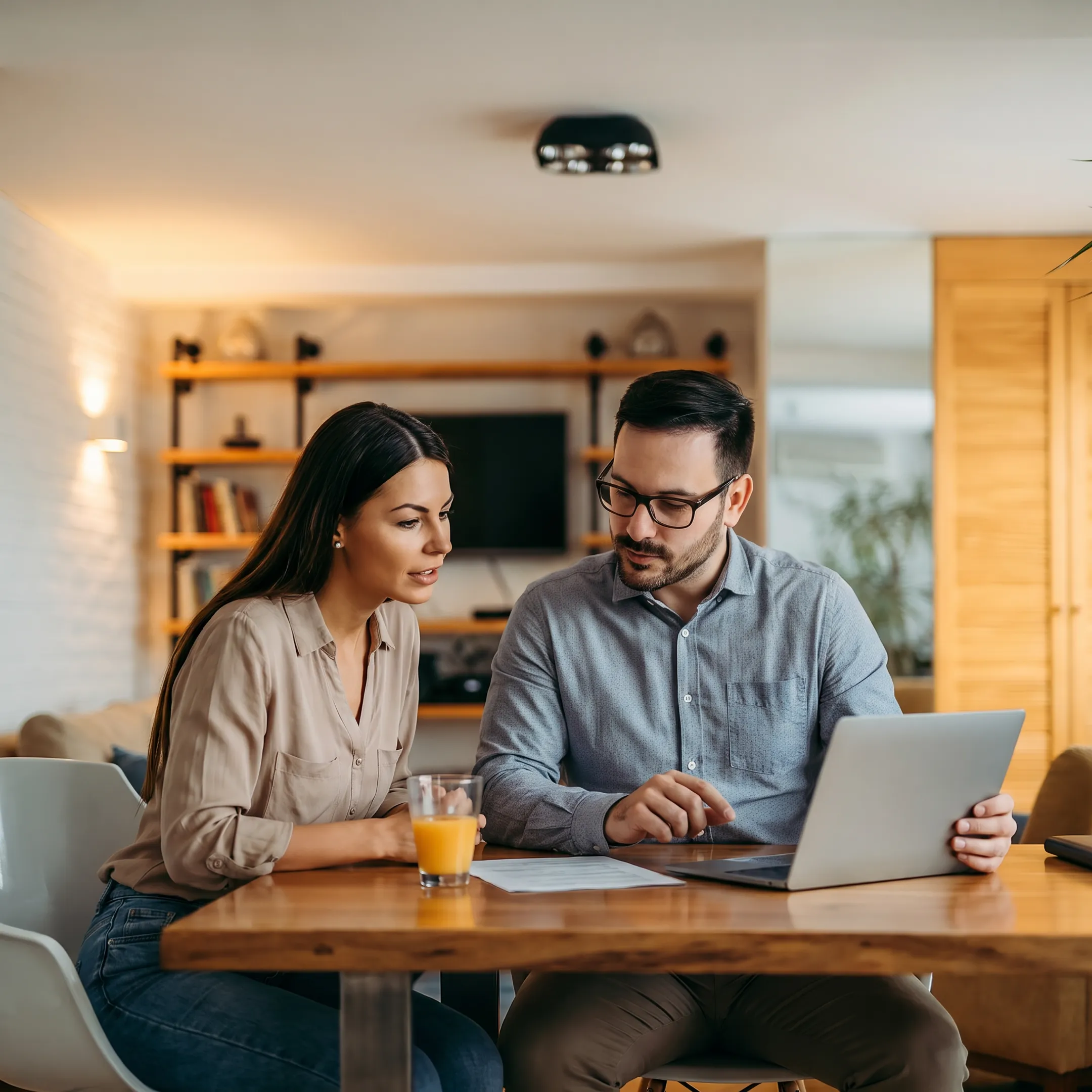 Insurance professional explaining renters coverage to a Georgia tenant