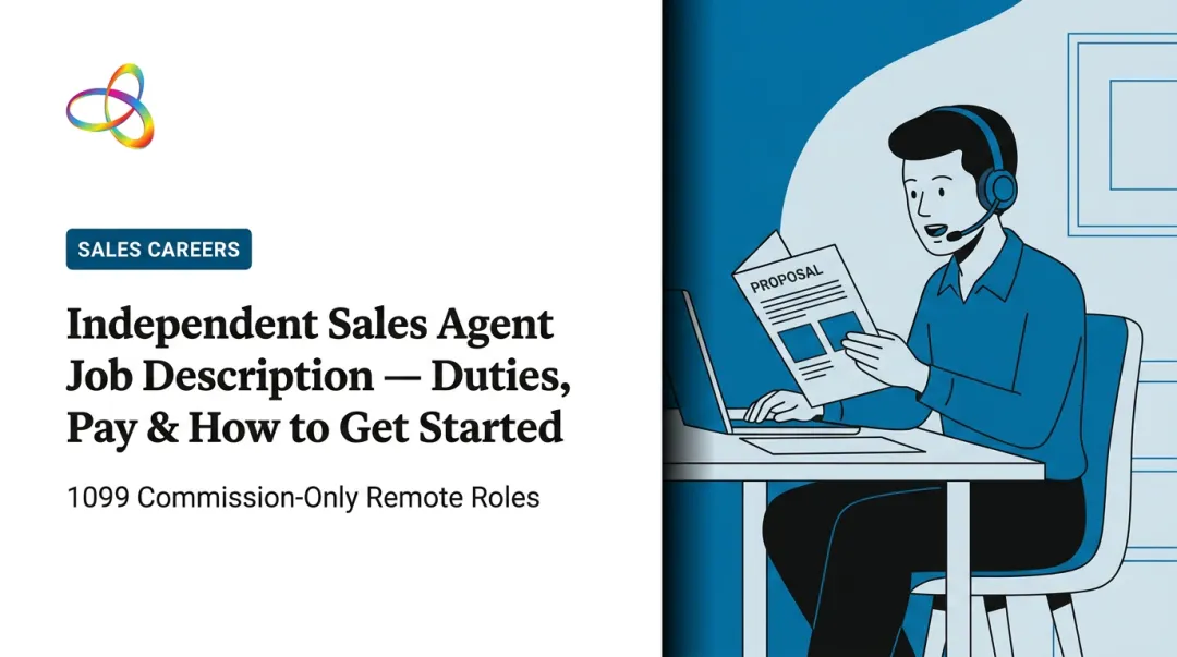 Independent Sales Agent Job Description — Duties, Pay & How to Get Started