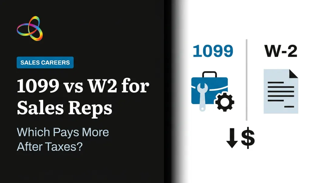 1099 vs W2 for Sales Reps: Which Pays More After Taxes?