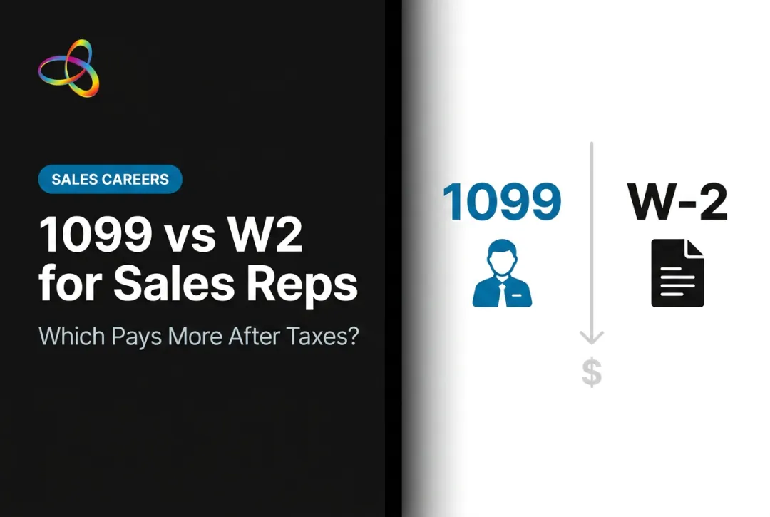 1099 vs W2 for Sales Reps: Which Pays More After Taxes?
