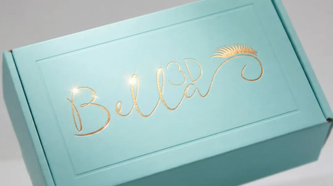 Premium custom box with spot UV foil stamping embossing and branded print finishes