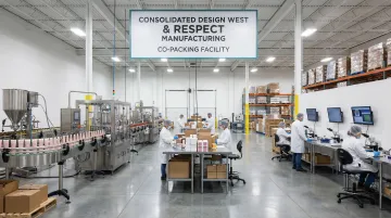 CDW and Respect Manufacturing turnkey co-packing facility with filling and packaging operations