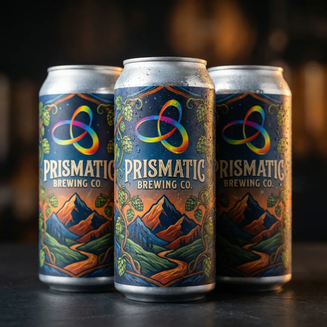 Custom Printed Shrink Sleeve Labels for Beer Cans