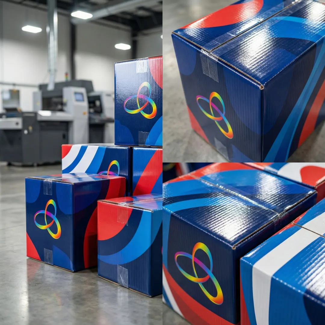 Custom Corrugated Packaging with UV Coating