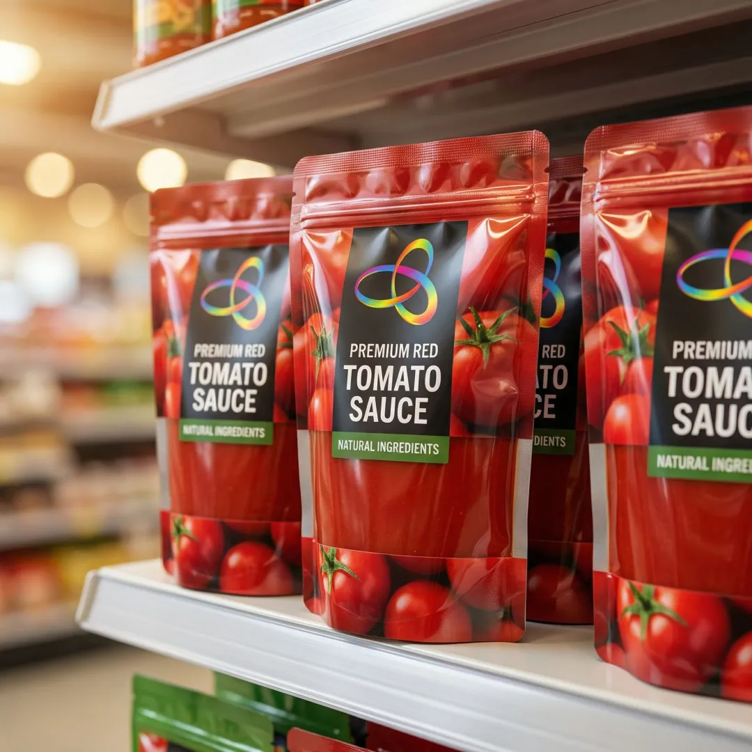 Tomato Sauce Stand Up Pouches — Packaging Solutions