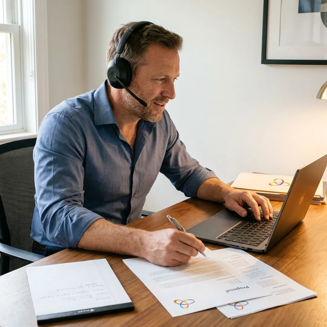 High ticket sales closer on a remote call