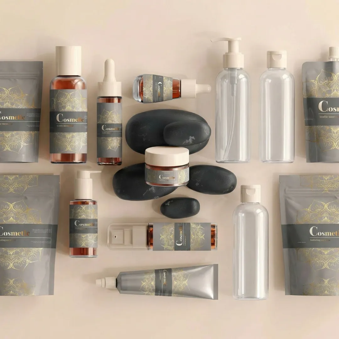 Personal care packaging components including cosmetic bottles and tubes