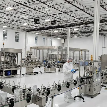 Food packaging production line with quality control inspection