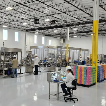 Contract manufacturing and packaging agreement services at a professional facility