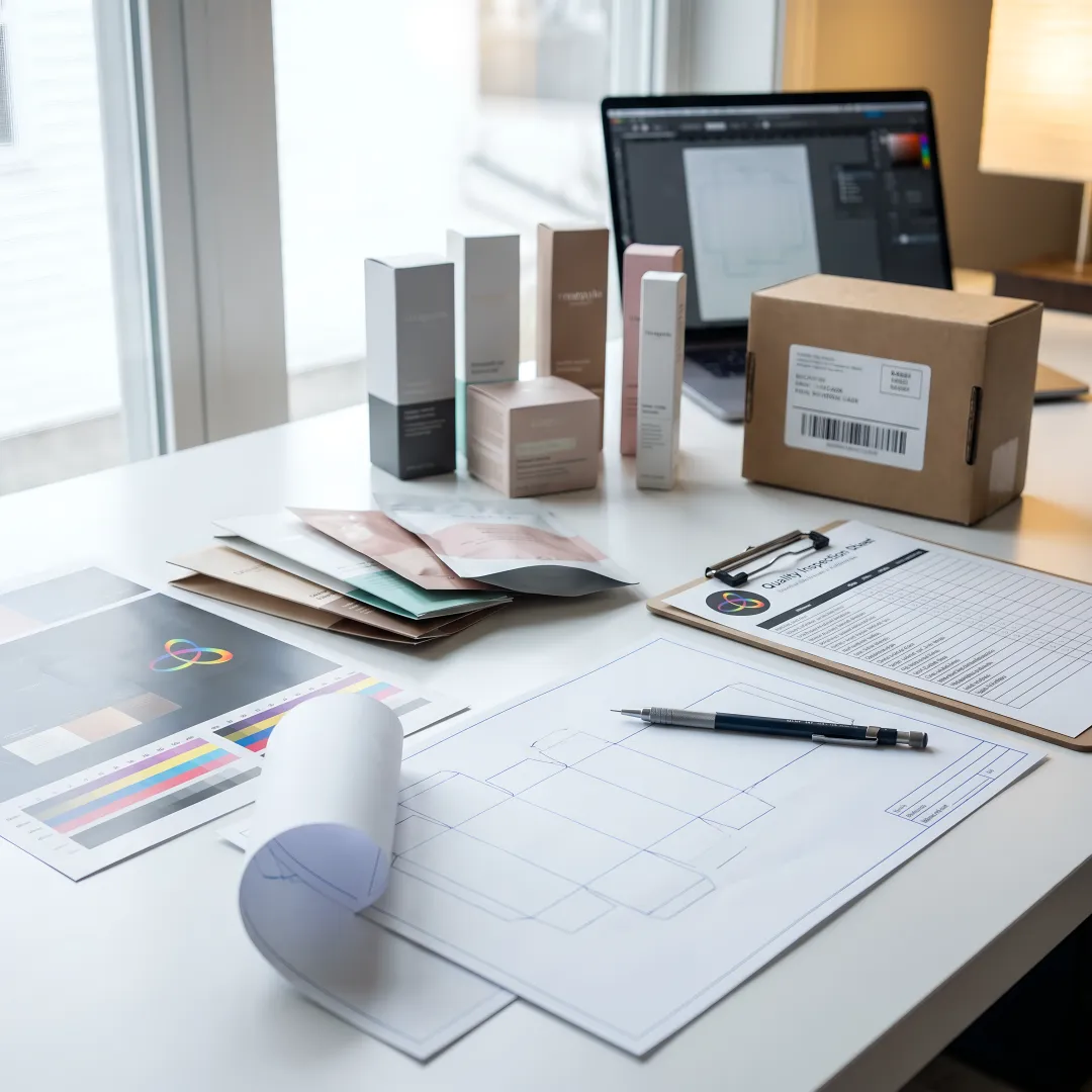 Step-by-step custom package printing process at Consolidated Design West