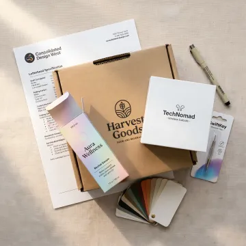 Custom secondary packaging components including corrugated boxes, folding cartons, and branded retail packaging