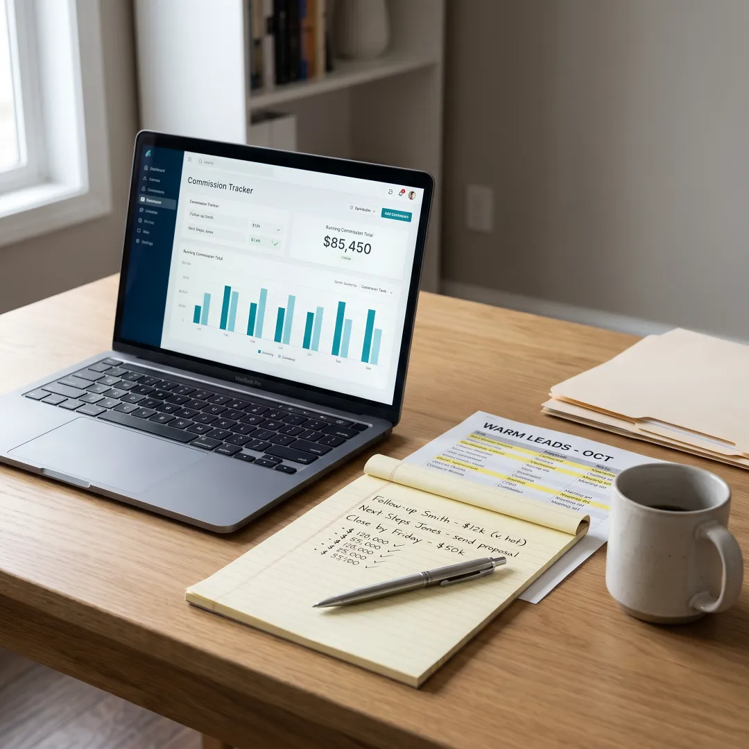 Sales professional following a remote hiring process