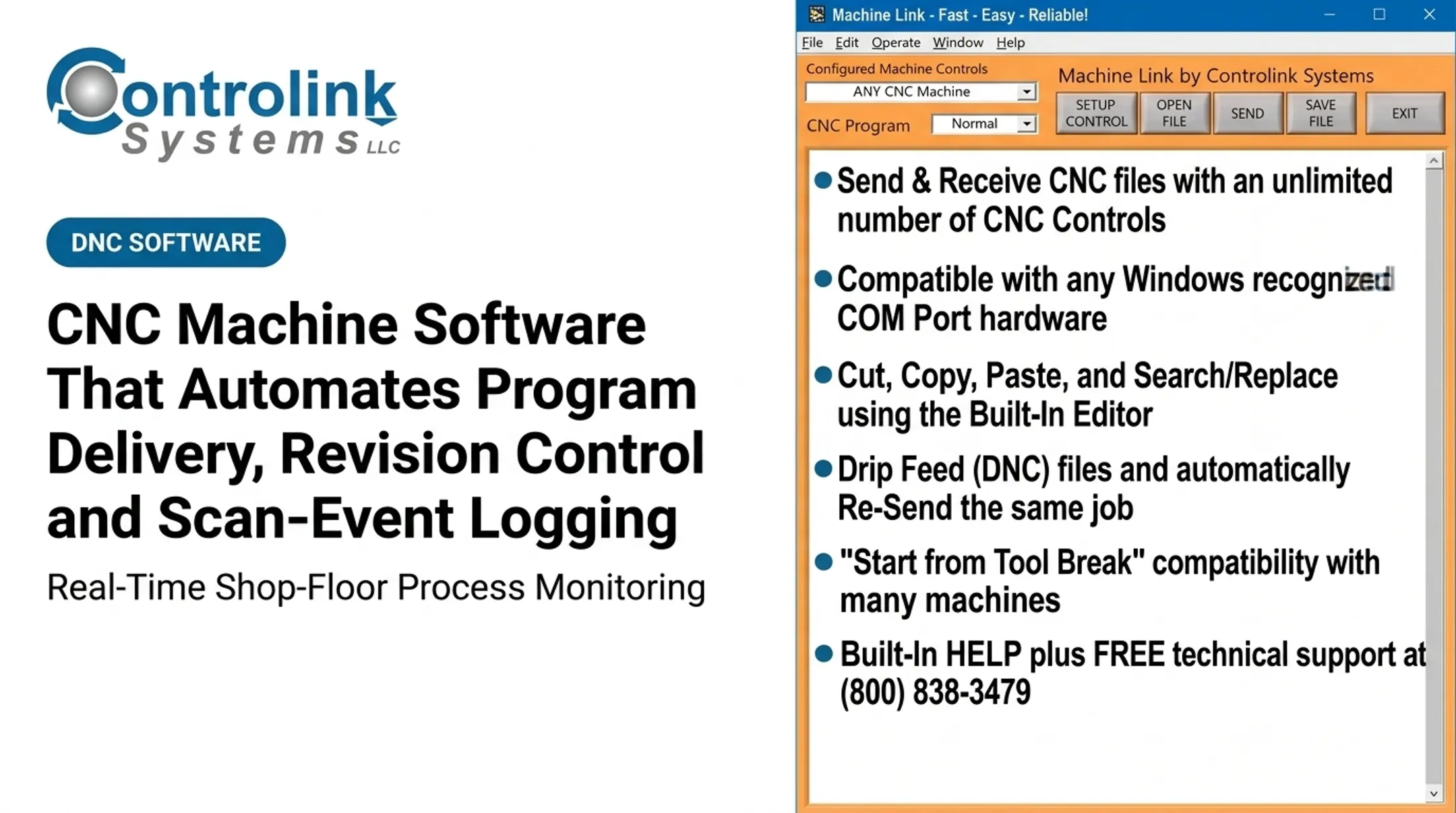 CNC Machine Software That Automates Program Delivery, Revision Control and Scan-Event Logging