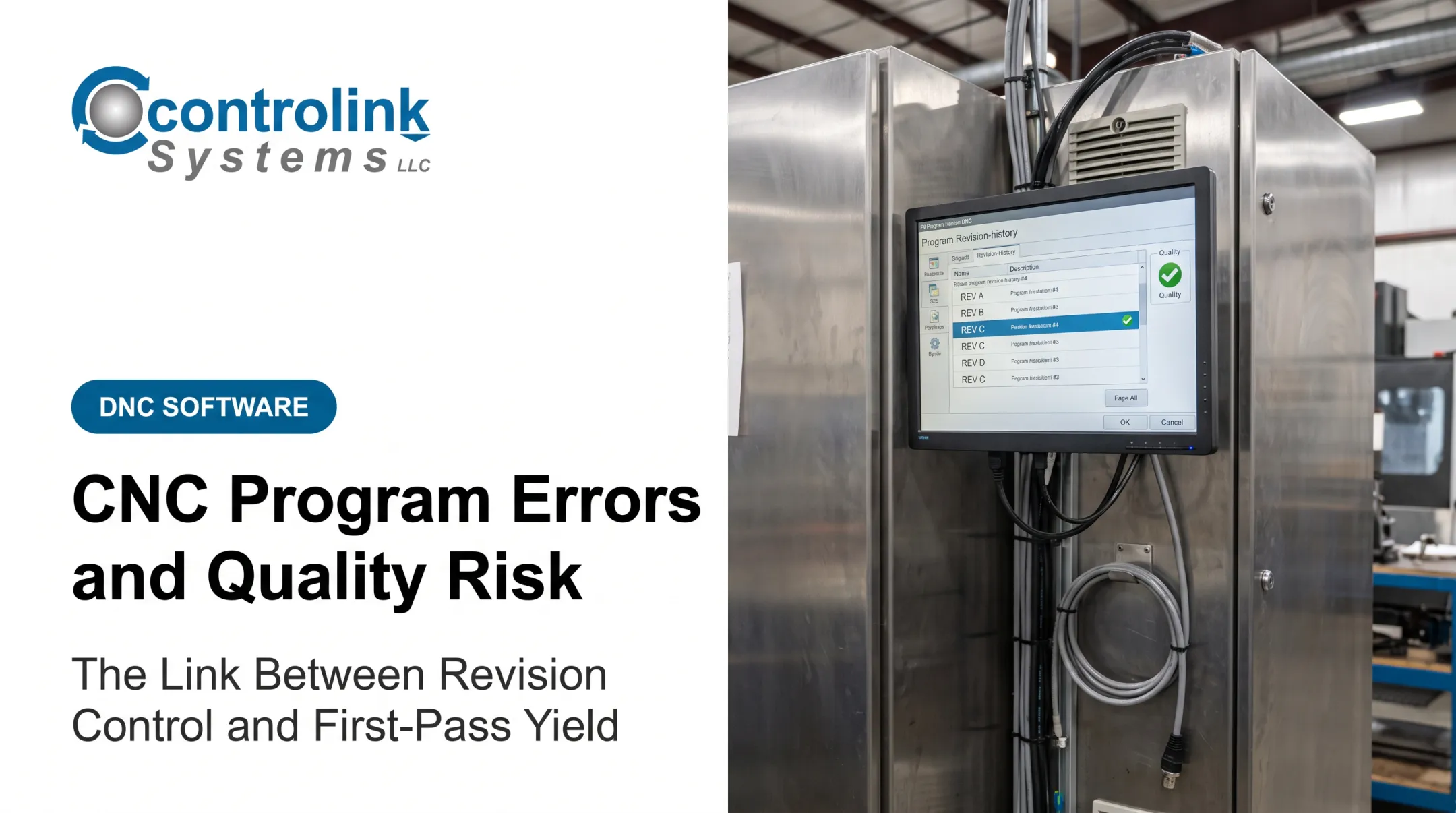 CNC Program Errors and Quality Risk: The Link Between Revision Control and First-Pass Yield