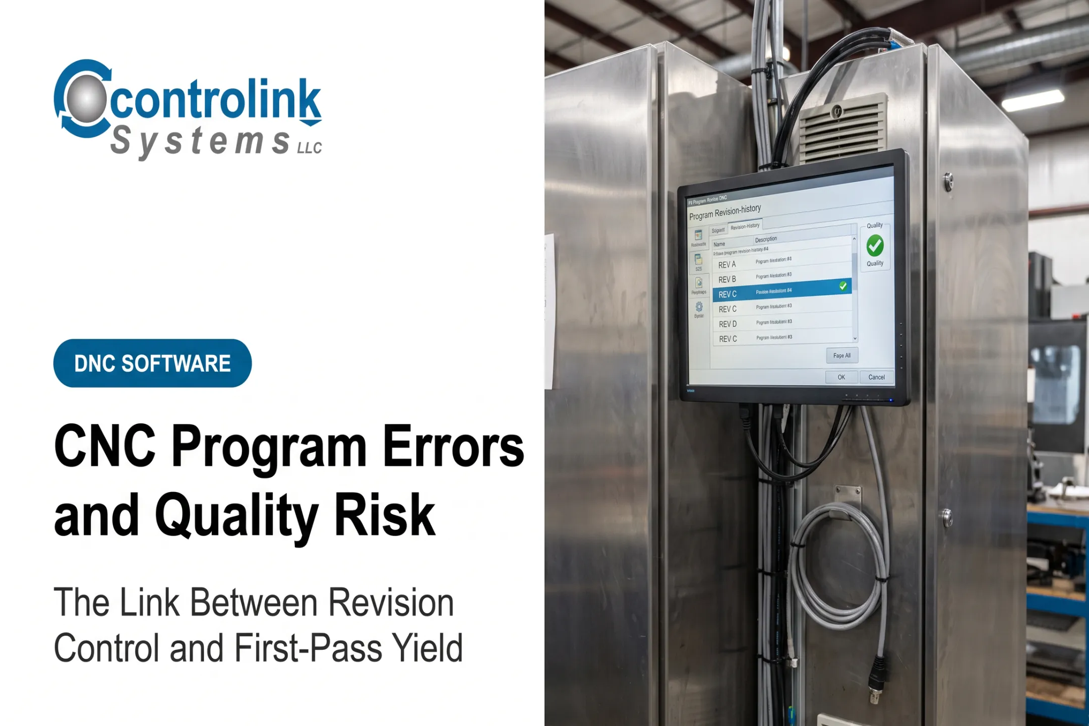 CNC Program Errors and Quality Risk: The Link Between Revision Control and First-Pass Yield