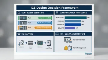 Industrial control system design decisions PLC PAC DCS protocol comparison chart